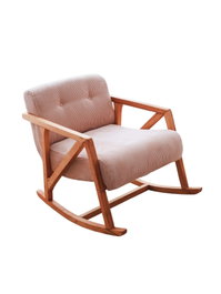 Atelier Del Sofa Nini Sallanan - Silla Alada de Terciopelo Rosa
